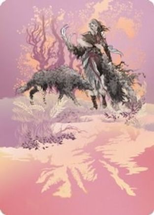Arlinn, the Pack's Hope Art Card (03/81) (ASMID-003) - Art Series: Innistrad: Midnight Hunt