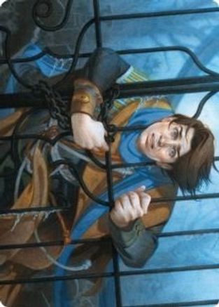 Locked in the Cemetery Art Card (ASMID-026) - Art Series: Innistrad: Midnight Hunt