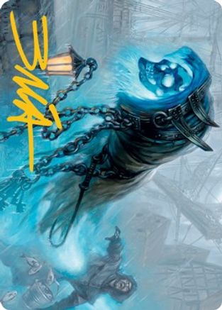Nebelgast Intruder Art Card (Gold-Stamped Signature) (ASMID-027) - Art Series: Innistrad: Midnight Hunt