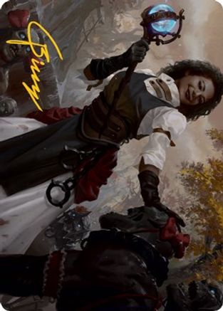 Skaab Wrangler Art Card (Gold-Stamped Signature) (ASMID-029) - Art Series: Innistrad: Midnight Hunt
