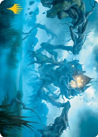Creeping Inn Art Card (Gold-Stamped Signature) (ASMID-034) - Art Series: Innistrad: Midnight Hunt