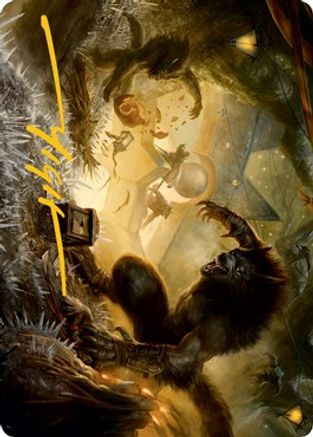Storm the Festival Art Card (Gold-Stamped Signature) (ASMID-054) - Art Series: Innistrad: Midnight Hunt