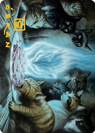 Can't Stay Away Art Card (Gold-Stamped Signature) (ASMID-056) - Art Series: Innistrad: Midnight Hunt