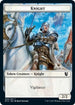Knight // Wolf Double-Sided Token (MIC-3 // 13) - Commander: Innistrad: Midnight Hunt