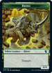 Rhino // Wolf Double-Sided Token (MIC-10 // 13) - Commander: Innistrad: Midnight Hunt