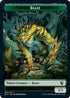 Beast // Spider Double-Sided Token (MIC-7 // 11) - Commander: Innistrad: Midnight Hunt