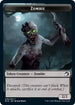 Zombie (005) // Vampire Double-Sided Token (MID-5 // 14) - Innistrad: Midnight Hunt Foil