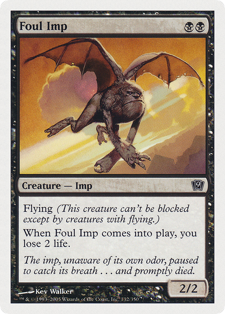 Foul Imp (9ED-132) - 9th Edition Foil