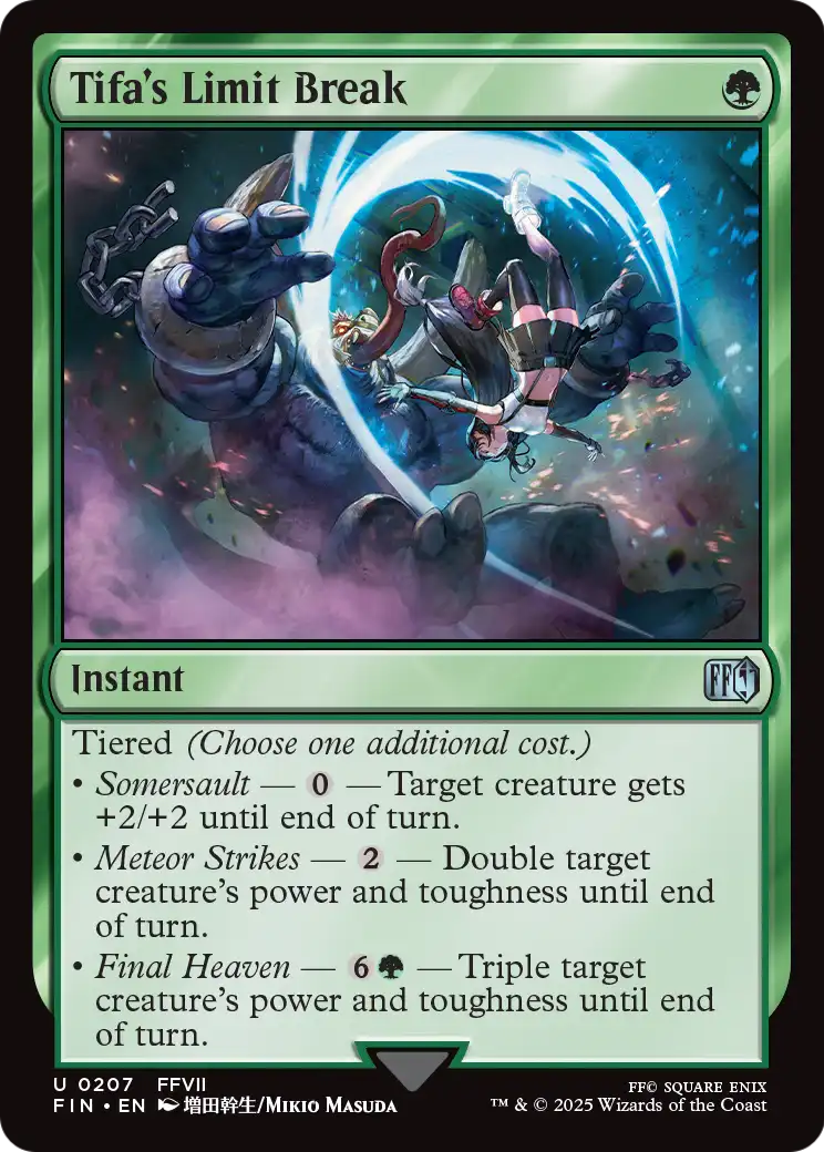 Tifa's Limit Break (FIN-207) - FINAL FANTASY Foil