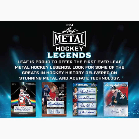 2024 Leaf Metal Hockey Legends Hobby Box | Eastridge Sports Cards