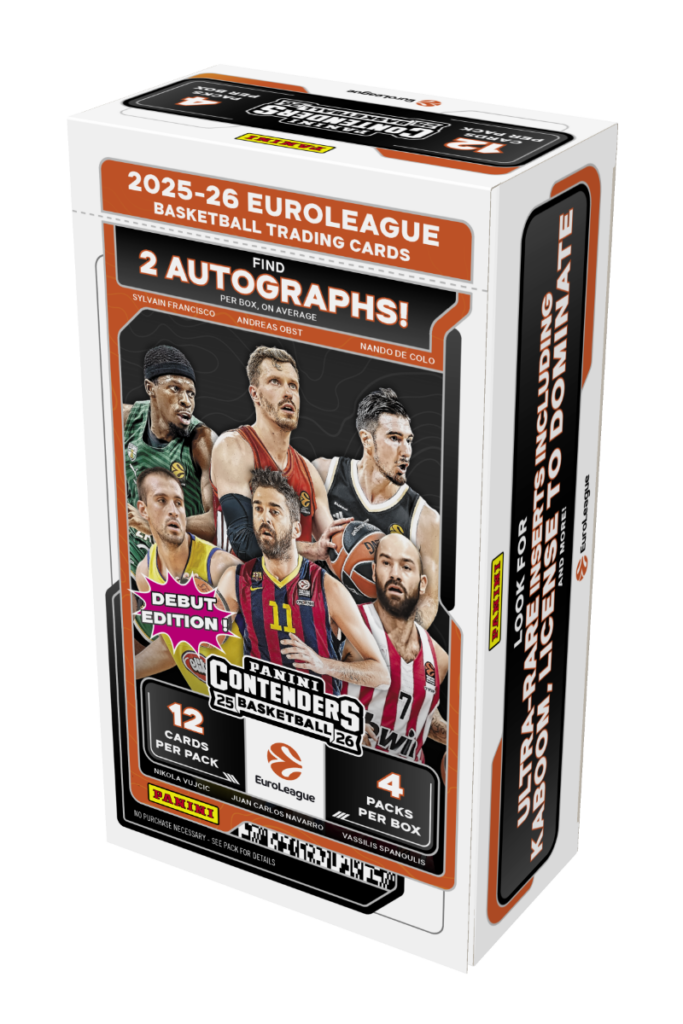 2025-26 Panini Contenders Euroleague Basketball Hobby Box