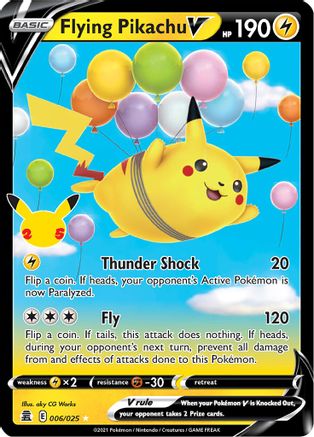 Flying Pikachu V (006/25) Holofoil [Celebrations] - Ultra Rare