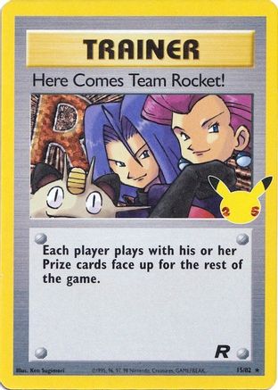 Here Comes Team Rocket! (015) Holofoil [Celebrations Classic Collection] - Classic Collection