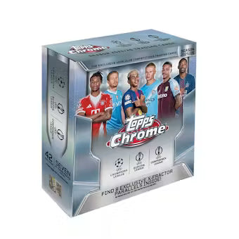 2025-26 Topps Chrome UEFA Club Competitions Mega Box