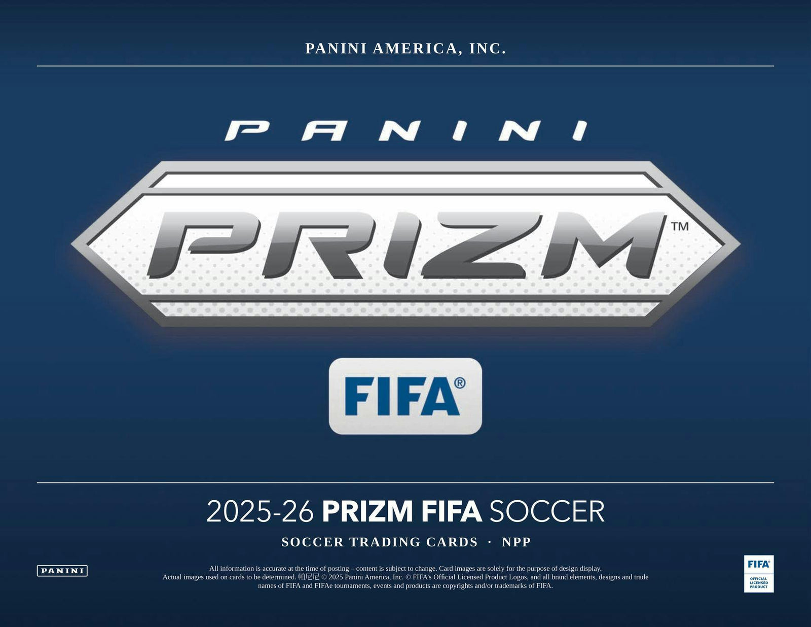 2025-26 Panini Prizm FIFA Retail Pack