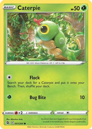 Caterpie (001/264) Reverse Holofoil [Fusion Strike] - Common