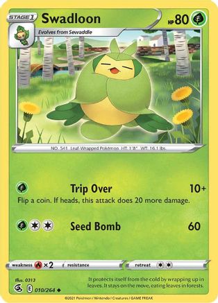 Swadloon (010/264) [Fusion Strike] - Uncommon
