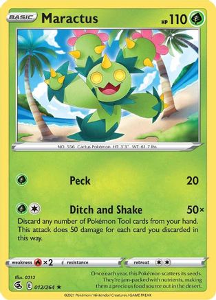 Maractus (012/264) Reverse Holofoil [Fusion Strike] - Rare