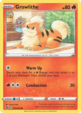 Growlithe (032/264) [Fusion Strike] - Common