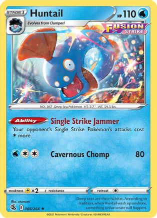 Huntail (066/264) [Fusion Strike] - Rare