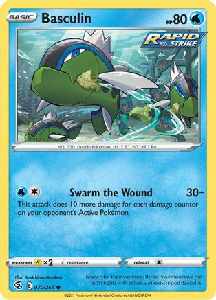 Basculin (070/264) Reverse Holofoil [Fusion Strike] - Common
