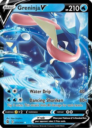 Greninja V (073/264) Holofoil [Fusion Strike] - Ultra Rare