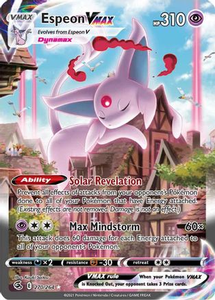 Espeon VMAX (Alternate Art Secret) (270/264) Holofoil [Fusion Strike] - Secret Rare
