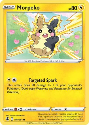 Morpeko (109/264) Reverse Holofoil [Fusion Strike] - Common