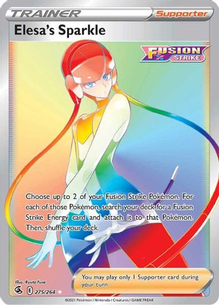 Elesa's Sparkle (Secret) (275/264) Holofoil [Fusion Strike] - Secret Rare
