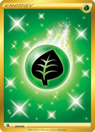 Grass Energy (Secret) (283/264) Holofoil [Fusion Strike] - Secret Rare