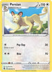 Persian 200  - Reverse Holofoil SWSH08 Fusion Strike - Uncommon
