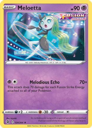 Meloetta (124/264) [Fusion Strike] - Rare