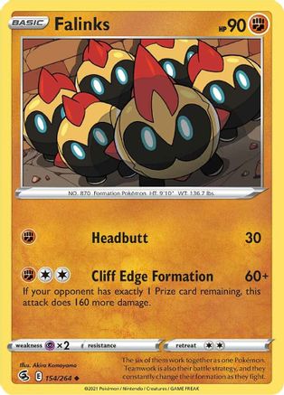 Falinks (154/264) Reverse Holofoil [Fusion Strike] - Uncommon