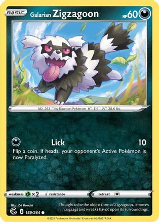 Galarian Zigzagoon (159/264) [Fusion Strike] - Common