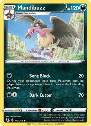Mandibuzz (173/264) [Fusion Strike] - Uncommon