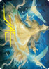 Heron-Blessed Geist Art Card (Gold-Stamped Signature) (ASVOW-013) - Art Series: Innistrad: Crimson Vow
