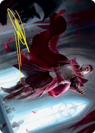 Markov Waltzer Art Card (Gold-Stamped Signature) (ASVOW-063) - Art Series: Innistrad: Crimson Vow