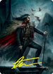 Dracula, Blood Immortal Art Card (Gold-Stamped Signature) (ASVOW-071) - Art Series: Innistrad: Crimson Vow