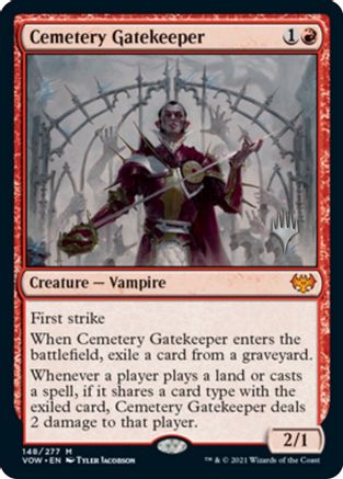 Cemetery Gatekeeper (PPDFT-148) - Promo Pack: Aetherdrift Foil