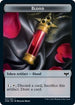 Blood // Zombie (005) Double-Sided Token (VOW-17 // 5) - Innistrad: Crimson Vow Foil