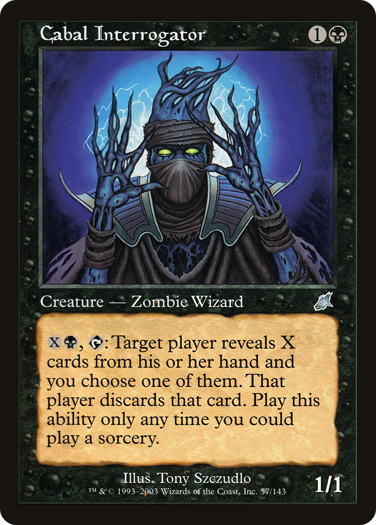 Cabal Interrogator (SCG-057) - Scourge Foil