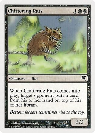 Chittering Rats (5) (PSAL-005) - Magic Encyclopedia 2005 (Salvat/Hachette)