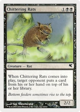 Chittering Rats (19) (PSAL-019) - Magic Encyclopedia 2005 (Salvat/Hachette)