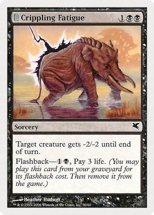 Crippling Fatigue (30) (PSAL-030) - Magic Encyclopedia 2005 (Salvat/Hachette)