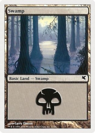Swamp (11) (PSAL-011) - Magic Encyclopedia 2005 (Salvat/Hachette)