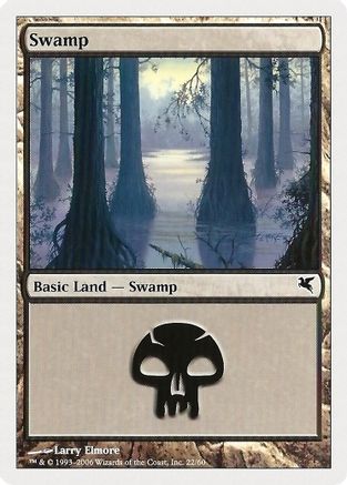 Swamp (22) (PSAL-022) - Magic Encyclopedia 2005 (Salvat/Hachette)