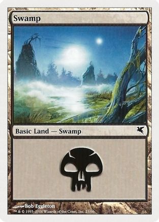 Swamp (23) (PSAL-023) - Magic Encyclopedia 2005 (Salvat/Hachette)
