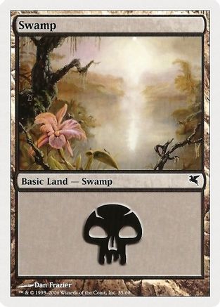 Swamp (35) (PSAL-035) - Magic Encyclopedia 2005 (Salvat/Hachette)
