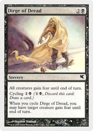 Dirge of Dread (PSAL-018) - Magic Encyclopedia 2005 (Salvat/Hachette)