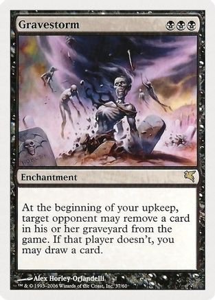 Gravestorm (PSAL-037) - Magic Encyclopedia 2005 (Salvat/Hachette)